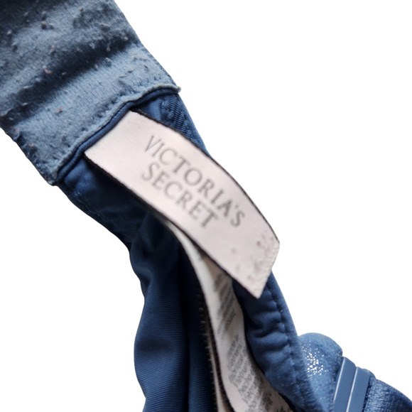 Victoria's Secret Uplift Demi Semi-Convertible Bra 38D Blue Shimmer - Picture 3 of 4